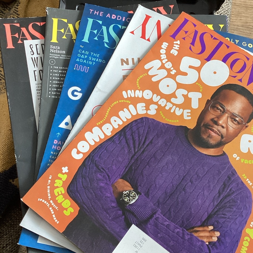 Fast Company set of 5